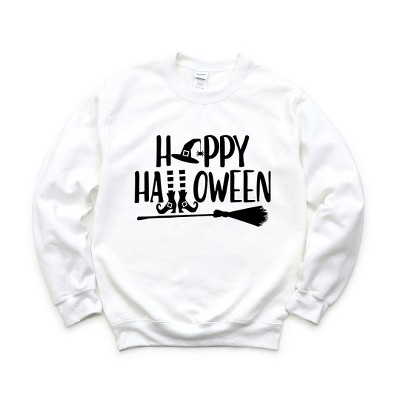 Simply Sage Market Women's Graphic Sweatshirt Happy Halloween Witch