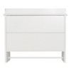 Redmon Contemporary Country Wall and Ceiling Mounted Floating Painted Wood Wall Shelf with Towel Bar, Easy Assembly, & Adjustable Middle Shelf, White - 4 of 4