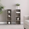 KTMBDW Tall Narrow Bookshelf 8 Tiers, Compact Corner Bookcase with a Wavy Border Design, Easy to Match for Living Room, Office, Study, Bedroom - 4 of 4