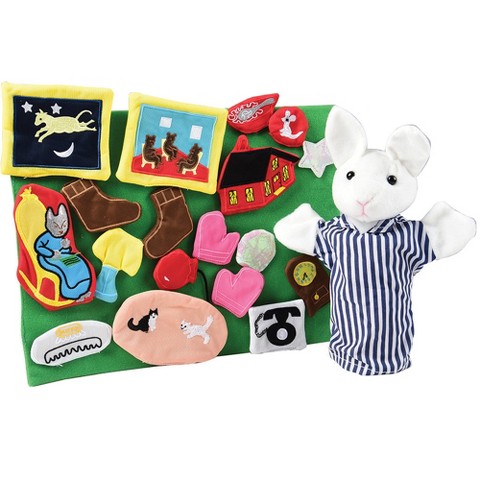 Детские куклы Constructive Playthings Goodnight Moon Puppet & Props Set – 20-Piece Storytelling Activity for Ages 2+