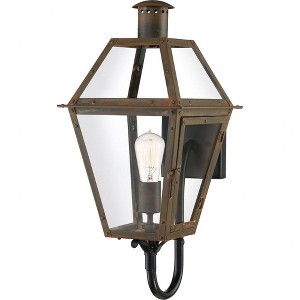 Quoizel Lighting Rue De Royal 1 - Light Sconce in  Industrial Bronze - 1 of 1