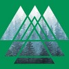 Junior's Design By Humans Misty Forest Sacred Geometry By Maryedenoa T-Shirt - 2 of 3