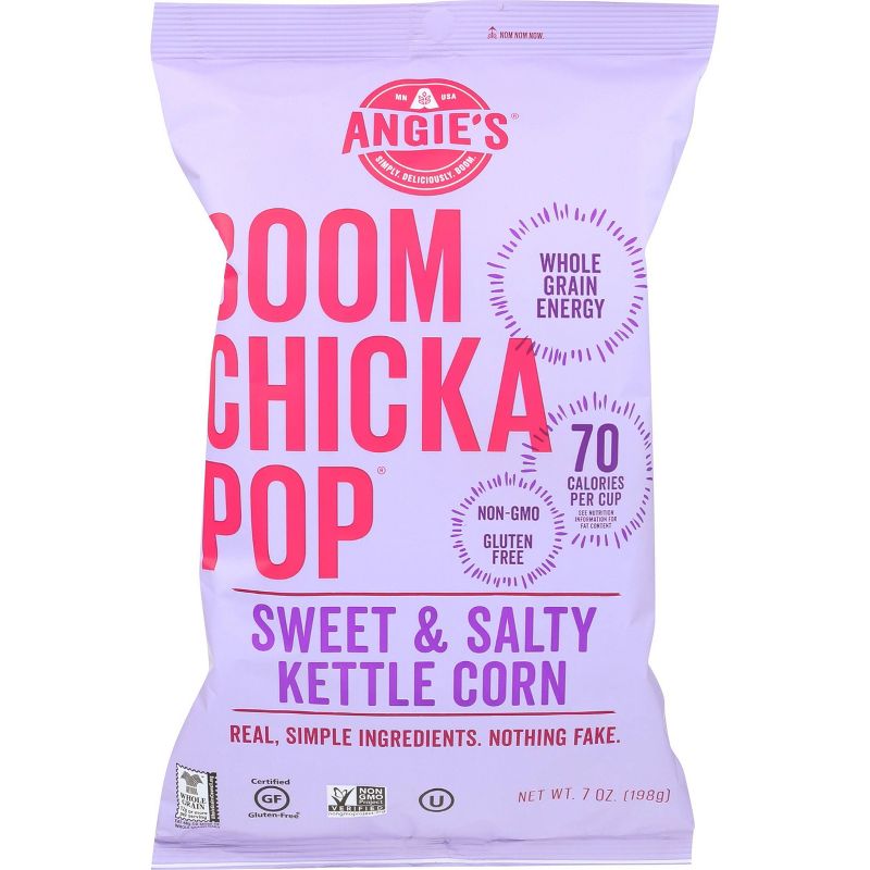 Angie&#39;s BOOMCHICKAPOP Sweet and Salty Kettle Corn - 7oz/12pk, 1 of 7