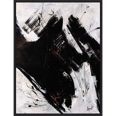 Amanti Art Staccato I by Farrell Douglass Canvas Wall Art Print Framed 18 x 24-in.