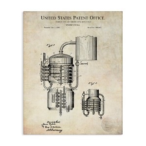 Stupell Industries Vintage W. Still Liquor Detailed Blueprint Diagram, 30" x 40" - 1 of 4