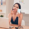 Unique Bargains Women Square Shape Handheld Mirror for Travel Blue 1 Pc - 3 of 4