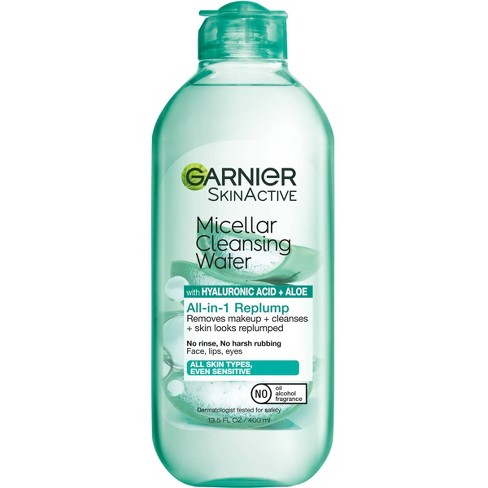 tack dam dood gaan Garnier Skinactive Replumping Hyaluronic Acid + Aloe Micellar Cleansing  Water - 13.5 Fl Oz : Target