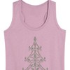 Women's - Instant Message - Christmas Jewel & Sparkle Tree Graphic Racerback Tank - 2 of 4