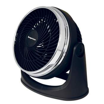 Impress 8-Inch Turbo Velocity Fan in Black