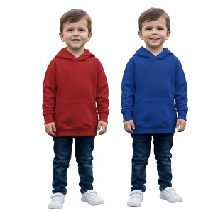 EG PRO Toddler Boy Hoodies Pullover Fleece Sweatshirts - 2 Pack - 1 of 4