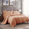 Premium Cotton 300 Thread Count Solid Duvet Cover Set by Blue Nile Mills - 2 of 4