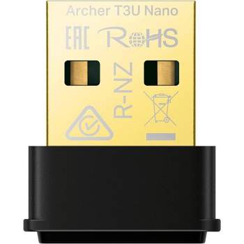 TP-Link Nano USB WiFi Adapter for PC(Archer T3U Nano)-AC1300 2.4G/5G Dual Band Wireless Network Transceiver Adapter Manufacturer Refurbished
