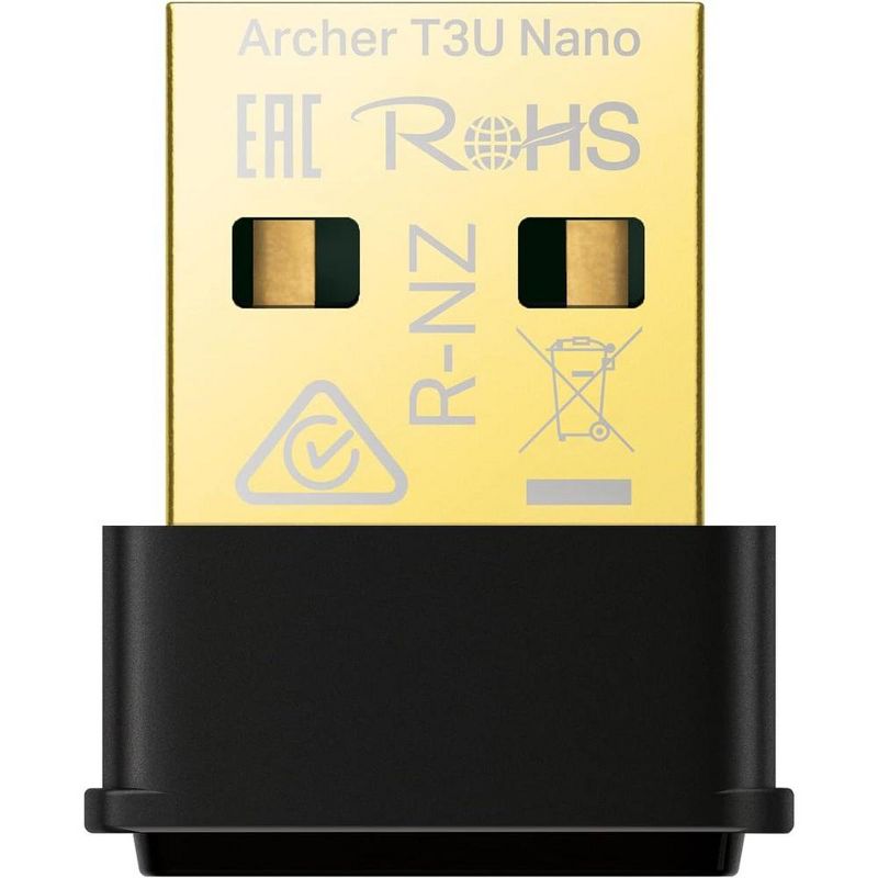 TP-Link Nano USB WiFi Adapter for PC(Archer T3U Nano)-AC1300 2.4G/5G Dual Band Wireless Network Transceiver Adapter Manufacturer Refurbished, 1 of 4