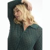 June + Vie by Roaman's Crochet Button Down Shirt - 4 of 4