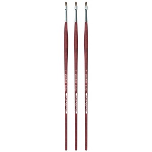 da Vinci COLLEGE Student Brush, Synthetic, Acrylic & Oil, Filbert, Series 8750, Size 4, Pack of 3 - 1 of 3