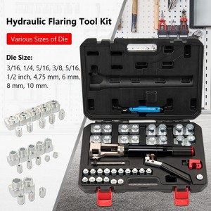 Hydraulic Double Flaring Tool Kit with Tube Cutter for 45¡ã Brake Line and Copper Tube Flares - 1 of 4