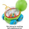 Fisher-Price Baby Crawling Toy Poppity Pop Turtle Push-Along Vehicle with Ball Popping Sounds for Infants Ages 6+ Months - 3 of 4