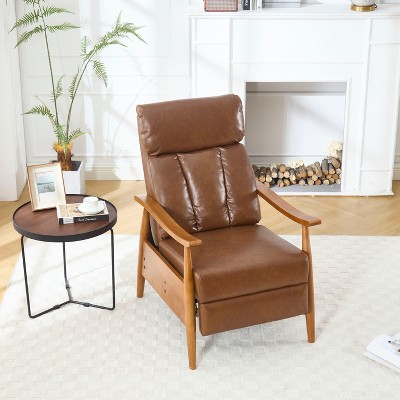 PAGED Premium Linen Accent Chair with Solid Wood Frame, Modern Armchair for Living Room, Bedroom, Study, Dark Gray