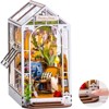 ROBOTIME 3D Jigsaw Puzzle DIY Book Nook Kit,Miniature Dollhouse Bookend Stand DIY Bookshelf Insert, Multicolored, 4.3"*8"*9.5" - 2 of 4