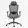 Lyngins Modern Ergonomic Home Office Swivel Desk Chair with Adjustable Headrest,High Back Task Chair for Office,Study,Studio - 2 of 4