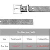 INSPIRE CHIC Women Rhinestone Bling Crystal Sparkly Diamond Shiny Soft Waist Belts 1Pc - 4 of 4