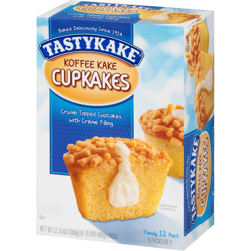 Tastykake Cream Filled Koffee Kake Cupcakes - 12ct/12.75oz, 3 of 9