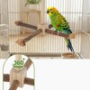 Unique Bargains Rotating Bird Perches with Chew Toy 1 Set - 3 of 4