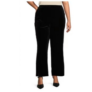 Women's Velvet Wide Leg Pants - Plus - SKIES ARE BLUE - 1 of 4