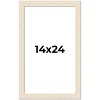 PosterPalooza | 14x24 Wide Barnwood Picture Frame, UV Acrylic, 6 Finishes - Grey, Brown, White, and Black - 2 of 4
