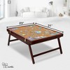 Jumbl 1000-Piece Puzzle Board - 23 x 31" Tilting Puzzle Table with Felt Surface & 6 Drawers - Brown - 2 of 4