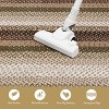 Acekool Washable Braided Print Rug, Non Slip Low Pile Stain Resistant Foldable Area Rug for Living Room Bedroom Dining - 4 of 4