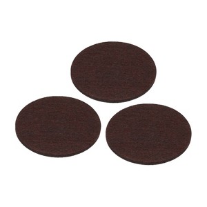 Unique Bargains Adhesive Anti-Slip Felt Floor Pads for Lamp Bases 3 Pcs - 1 of 3
