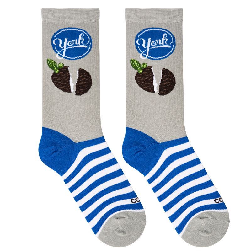 Cool Socks, York Peppermint Pattie, Funny Novelty Socks, Large, 5 of 6
