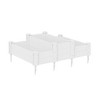 Lirago 35.4" x 35.4" x 11.8" White PVC Modular Garden Fence Panel-Durable, Easy to Install & Soil Improvement Solution - 3 of 4