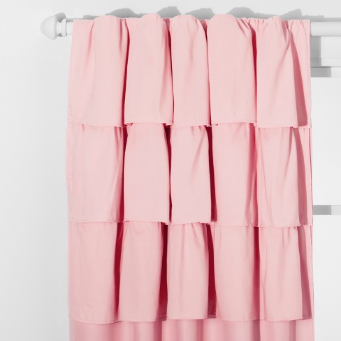 pink blackout curtains walmart