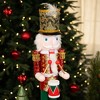Northlight Glitter Christmas Nutcracker Drummer - 24" - 3 of 4