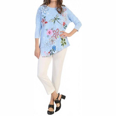 Women's Good Times Mineral Washed Dolman Sleeve Cotton Top - Jess & Jane