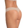 Leonisa No Ride-Up Seamless Thong Panty - - 2 of 4