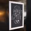 Emma and Oliver Framed Decorative Wall Hanging Chalkboard with Magnetic Surface and Eraser for Weddings, Parties, Showers and More - 4 of 4