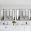 Maxax 36.02" Frameless LED Wall Mirror, with Touch Sensor and Anti-Fog,  Modern Bathroom Vanity Mirror - 2 of 3