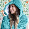 Tirrinia Wearable Blanket Oversized Hoodie for Adults, Patterns Sweatshirt Blanket, as Warm & Funny Gifts for Men Women Girlfriend - 2 of 4