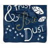 Disney Tinkerbell Faith, Trust And Pixie Dust Fleece Super Plush Throw Blanket 46" x 60" (117cm x 152cm) - 4 of 4