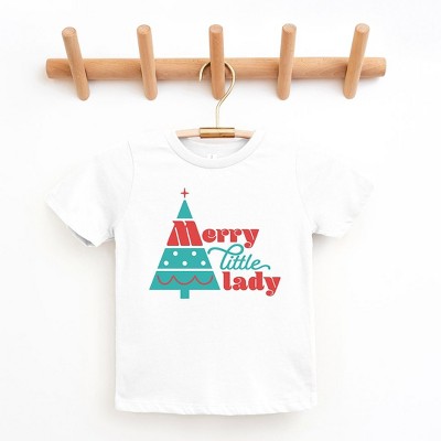 The Juniper Shop Merry Little Lady Toddler Short Sleeve Tee