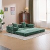 COMHOMA Floor Couch, Compression Sofa, Convertible Floor Sofa Bed with Pillow Back Support Armrest, for Living Room, Bedroom - 3 of 4