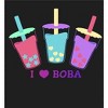 I Love Boba Adult Long Sleeve Hoodie - 2 of 2
