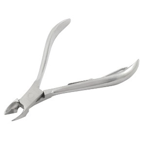 Unique Bargains Stainless Steel Trim Dead Skin Cuticle Hangnail Cuticle Nipper 3.5 x 1.8 Inch 1 Pc - 1 of 4
