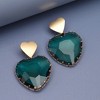 SOHI Women's Oceanic Drop Earrings - 2 of 3