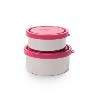 U Konserve 5oz + 9oz Round Nesting Duo - Poppy