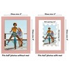 Americanflat Picture Frame with Oval Mat Insert and Shatter-Resistant Glass - Signature Collection - Photo Frame for Wall Display - 2 of 4