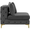 Meridian Furniture,Tremblay Velvet Armless Chair - 4 of 4